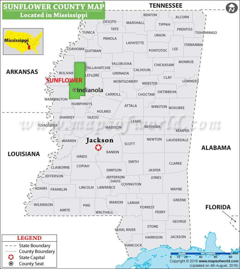 Sunflower County, Mississippi